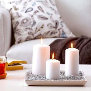 Silver Kulort Decoration Crushed Glass